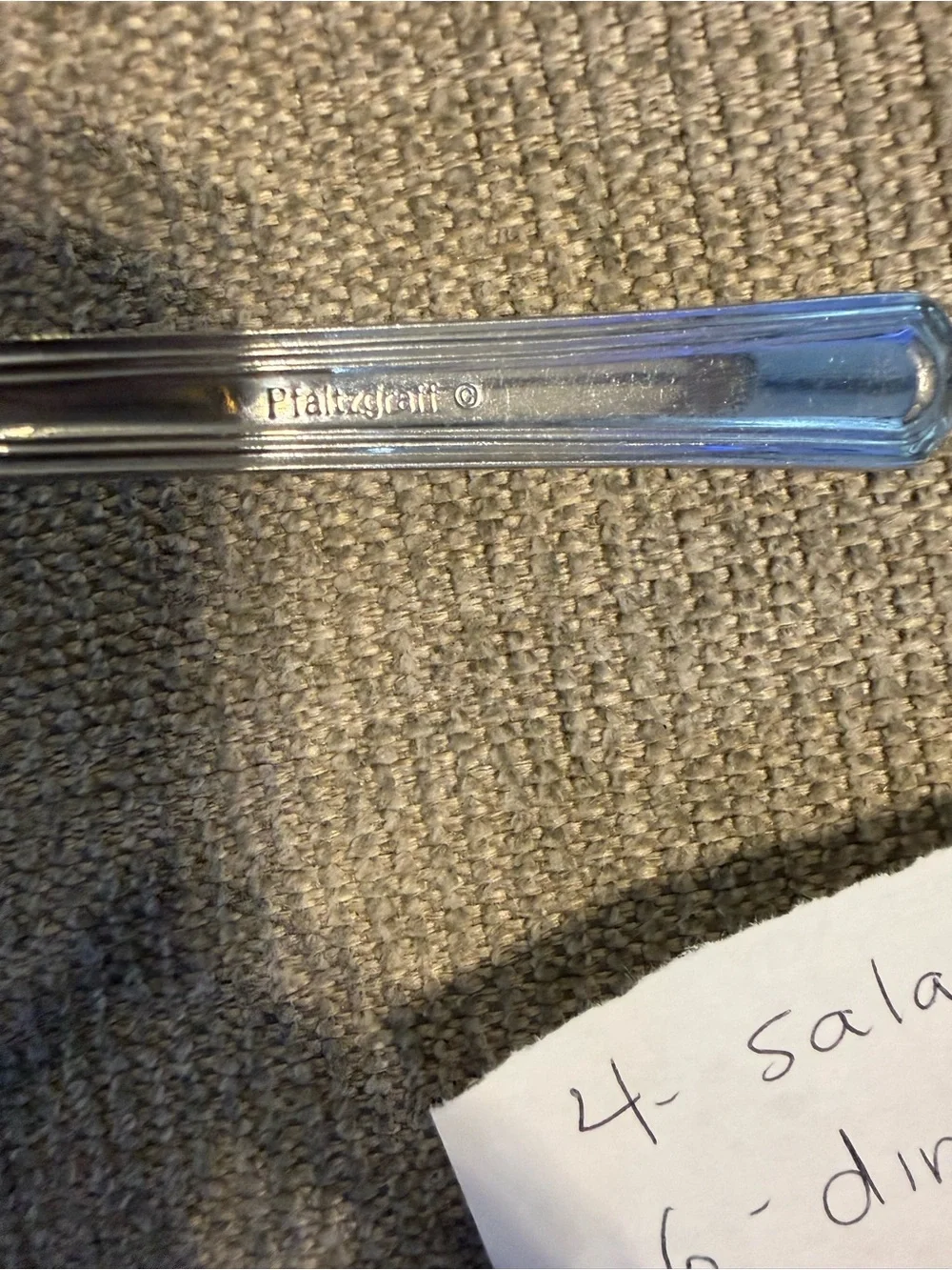 37 piece Pfaltzgraff Providence Flatware